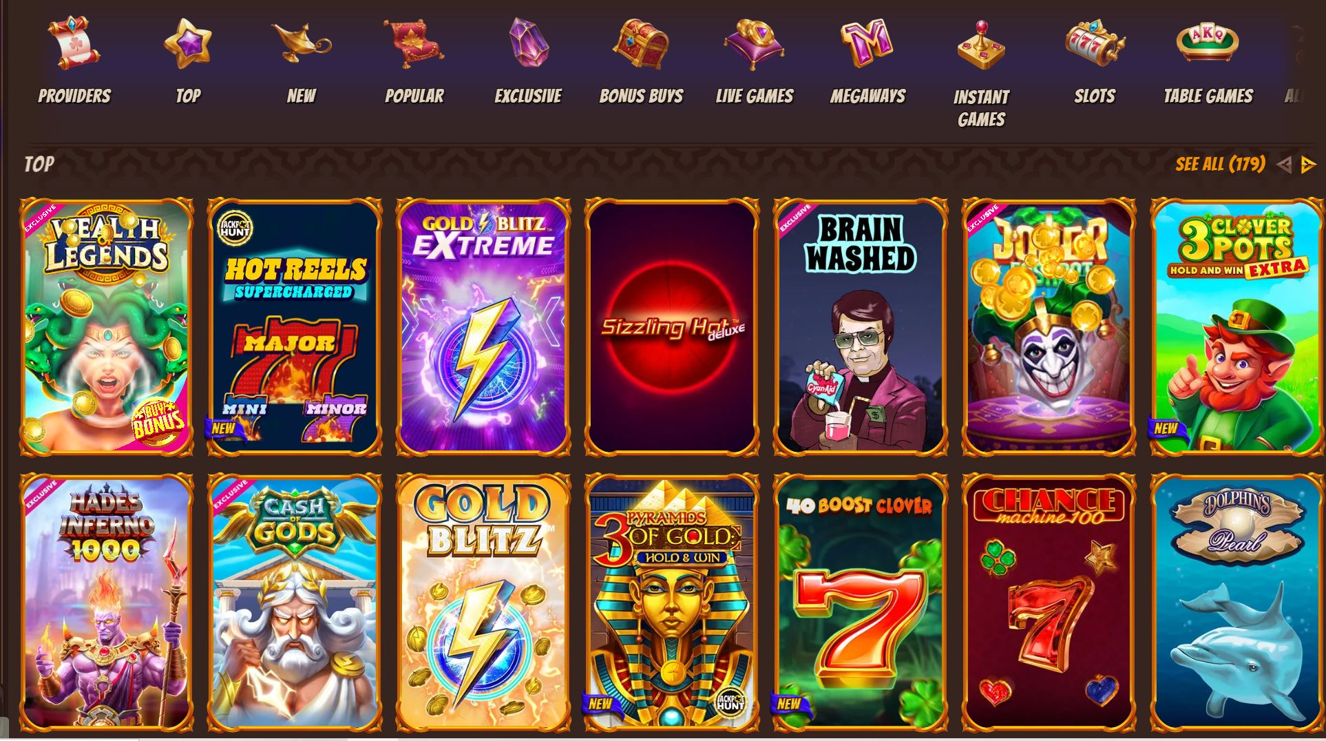 Abuking Casino offers a huge game library 