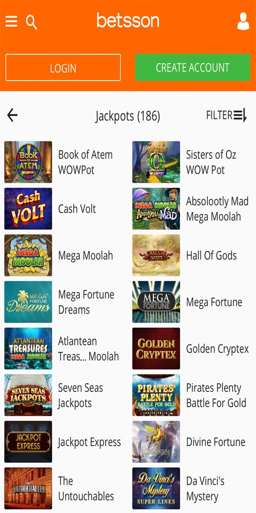 Jackpots Mobile